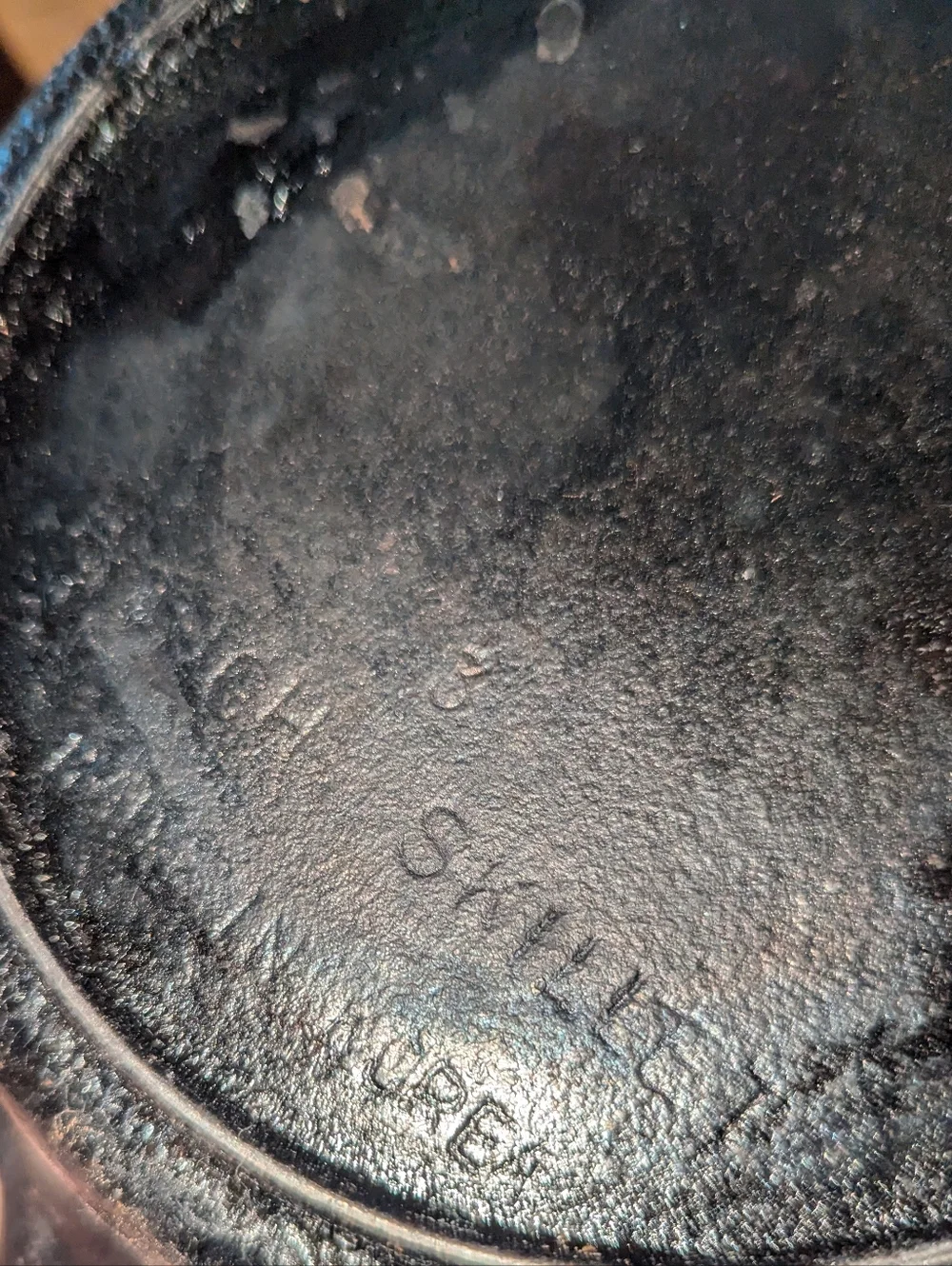 Vintage 8 Inch Korean Cast Iton Skillet
